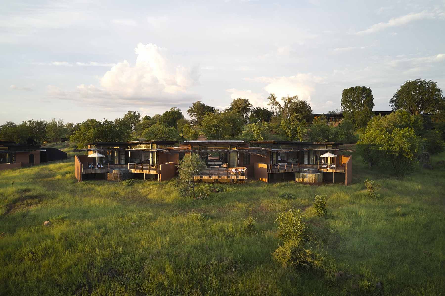 Vista Suites on the hillside at Chichele Presidential, each with its own plunge pool