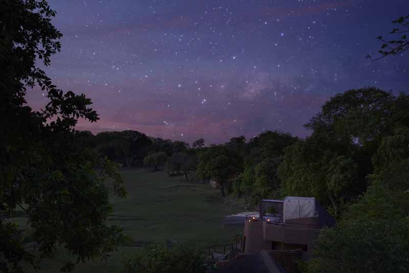The Luangwa night sky above Puku Ridge